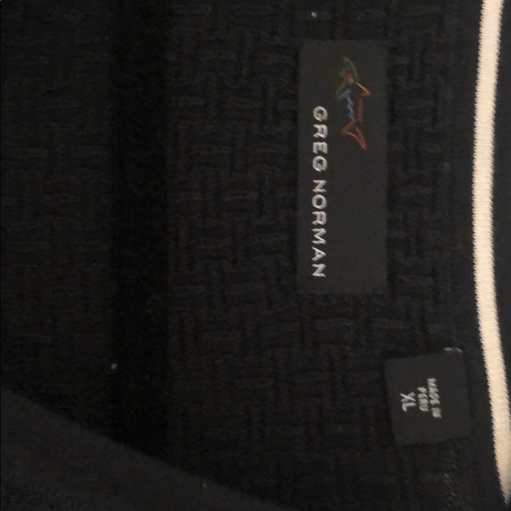 Greg Norman box stitch sweater vest - Picture 3 of 4